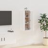 vidaXL Wall Mounted TV Cabinet White 40x34,5x80 cm