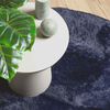 vidaXL Shaggy Rug High Pile NAVARRA Navy 100x100 cm Polyester