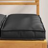 vidaXL Pallet Cushion for suitable for Seat 6 pcs Black 40 x 40 x 8 cm
