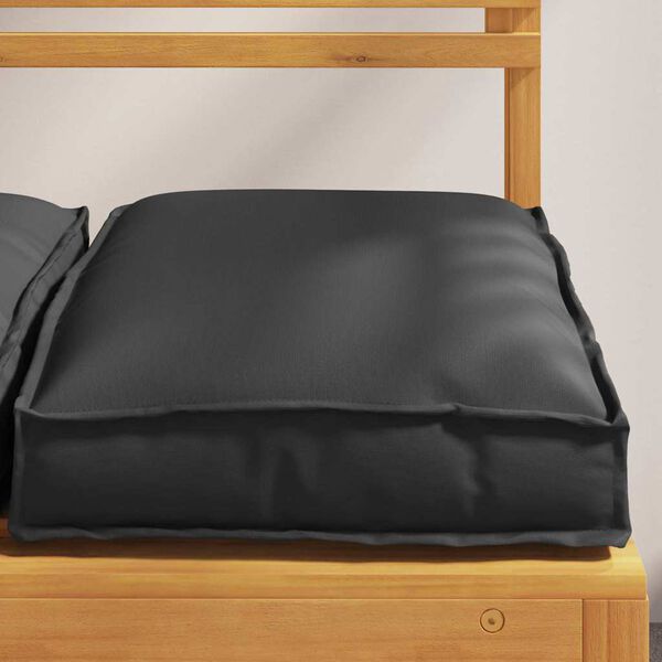 vidaXL Pallet Cushion for suitable for Seat 6 pcs Black 40 x 40 x 8 cm