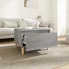 vidaXL Side Table Grey Sonoma 50x46x35 cm Engineered Wood