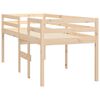 vidaXL High Sleeper Bed without Mattress 90x200 cm Solid Wood Pine