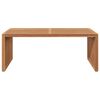 vidaXL Garden Side Table Manual Brown 90 x 50 x 36 cm Solid teak wood