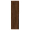 vidaXL TV Cabinet with LED Lights Brown Oak 30.5x30x102 cm