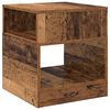 vidaXL End Table 2 pcs Old Wood 40.5 x 40 x 45 cm Engineered Wood