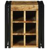 vidaXL Wine Rack Brown 34.5 x 35 x 39 cm Solid Mango wood