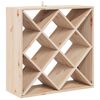 vidaXL Wine Rack 2 pcs Natural 62 x 25 x 62 cm Solid Pine Wood