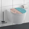 SCH&Uuml;TTE High Gloss Toilet Seat with Soft-Close POOLSIDE MDF