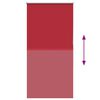 vidaXL Roller Blind Blackout Red 65x130 cm Fabric Width 60.7 cm Polyester