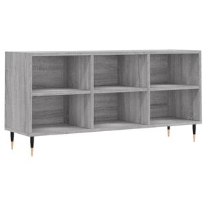 vidaXL TV Cabinet Grey Sonoma 103.5x30x50 cm Engineered Wood