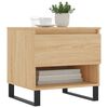vidaXL Coffee Tables 2 pcs Sonoma Oak 50x46x50 cm Engineered Wood