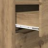 vidaXL Storage Cabinet Artisan Oak 80 x 48 x 57 cm Engineered Wood
