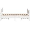 vidaXL Bed Frame without Mattress White 140x190 cm Solid Wood Pine