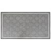 vidaXL Outdoor Rug Grey and White 80x150 cm Reversible Design