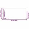 vidaXL Patio Retractable Side Awning 220x500 cm Black