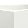 vidaXL Planter White 62x47x46 cm Steel