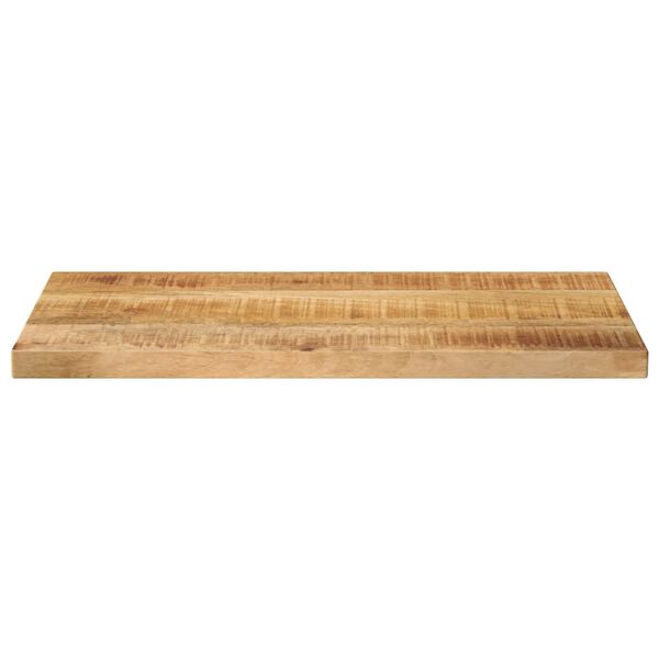 vidaXL Table Top 60x30x3.8 cm Rectangular Solid Wood Rough Mango