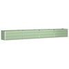 vidaXL Planter Pastel Green 385 x 50 x 45 cm Galvanised Steel