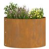 vidaXL Garden Planter Brown 30 x 30 x 20 cm Weathering Steel