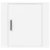 vidaXL Wall-mounted Bedside Cabinet White 50x30x47 cm