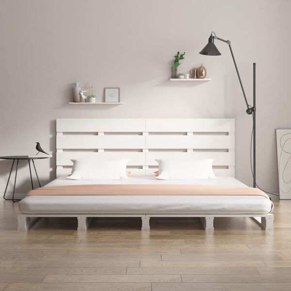 vidaXL Bed Frame without Mattress White 120x200 cm Solid Wood Pine