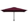 vidaXL Garden Parasol Bordeaux Red 248.5 x 247.5 x 160 cm