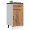 vidaXL Kitchen Base Cabinet Lucca Old Wood Engineered Wood