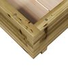vidaXL Garden Planter 50x50x26.5 cm Impregnated Wood Pine