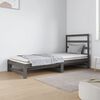 vidaXL Pull-out Day Bed without Mattress Grey 2x(90x190) cm