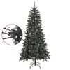 vidaXL Artificial Christmas Tree with Stand Green 240 cm PVC