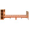vidaXL Bed Frame without Mattress Wax Brown 140x200 cm Solid Wood Pine