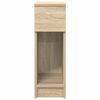 vidaXL Bedside Cabinet with Drawer Sonoma Oak 20x36x60 cm