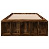 vidaXL Bed Frame without Mattress Smoked Oak 90x200 cm
