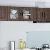 vidaXL Kitchen Cabinet 2 pcs Brown Oak 40 x 31 x 40 cm Engineered Wood