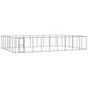 vidaXL Outdoor Dog Kennel Steel 65.34 m&sup2;