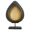 Lesli Living Drop Candle Holder Egg on Stand 23x11x41 cm