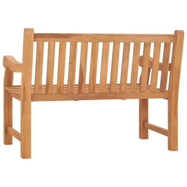 vidaXL Garden Bench Brown 120 x 69 x 92 cm Solid Teak Wood