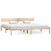 vidaXL Bed Frame without Mattress Solid Wood 200x200 cm