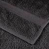 vidaXL Premium Bath Towels "SOLUND" 50 pcs Anthracite 100x150 cm 600 gsm