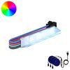 vidaXL LED Strip 12 pcs Black and Multicolour Copper and Plastic