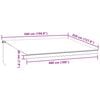 vidaXL Manual Retractable Awning Burgundy 500x350 cm