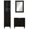 vidaXL 3 Piece Bathroom Furniture Set Solid Wood Mango
