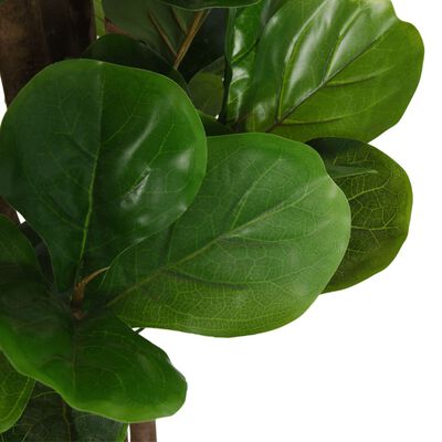 vidaXL Artificial Fiddle Leaf Fig Tree 96 Leaves 80 cm Green