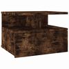 vidaXL Floating Nightstand Smoked Oak 40x31x27 cm Engineered Wood