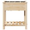 vidaXL Garden Planter Beige 71 x 37 x 76.5 cm Solid Fir Wood