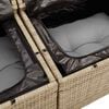 vidaXL Garden Sofa with Cushion 120 x 62 x 69 cm Poly Rattan