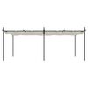 vidaXL Pergola with Retractable Roof Cream 589x292x230 cm
