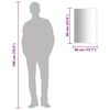 vidaXL Mirror White 60x40 cm