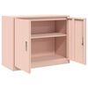 vidaXL Storage Cabinet Pink 90 x 40 x 70 cm Steel