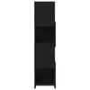 vidaXL Corner Cabinet Black Oak 25.5x25x102cm Engineered Wood